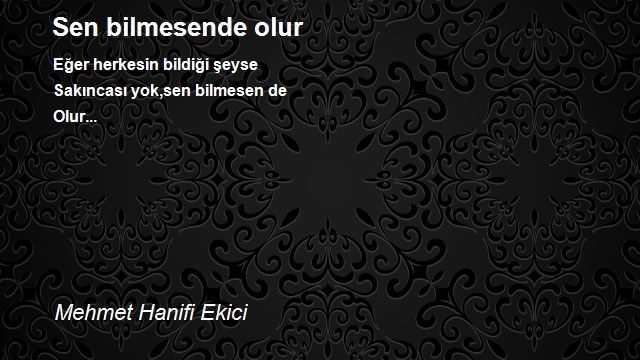 Mehmet Hanifi Ekici