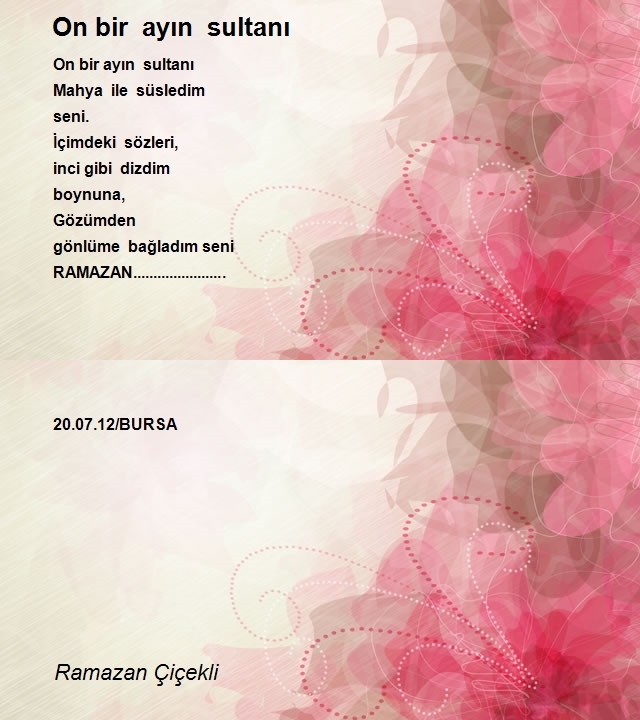 Ramazan Çiçekli