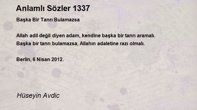 Hüseyin Avdic