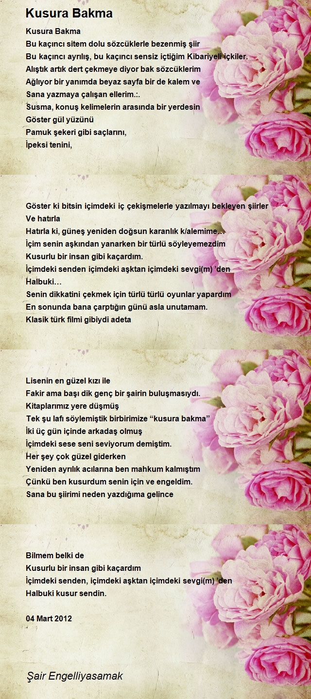 Şair Engelliyasamak