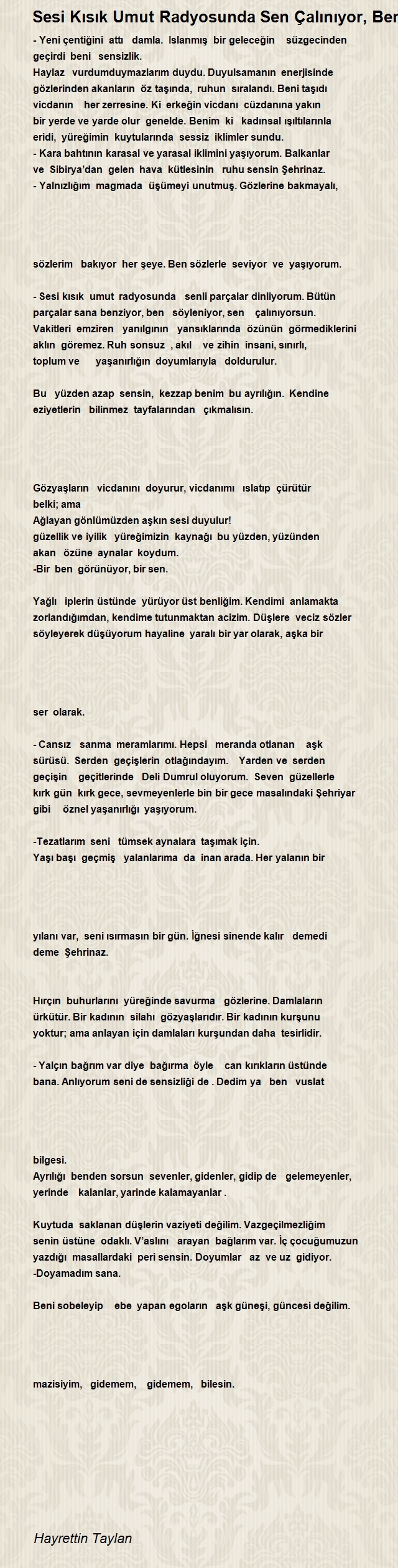 Hayrettin Taylan