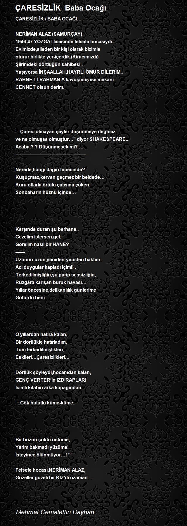 Mehmet Cemalettin Bayhan
