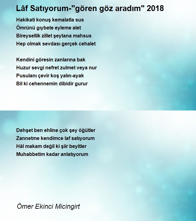 Ömer Ekinci Micingirt