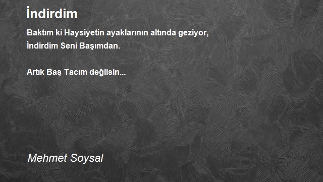Mehmet Soysal