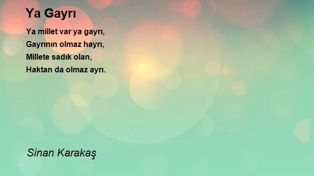 Sinan Karakaş