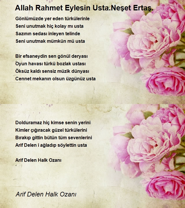 Arif Delen Halk Ozanı