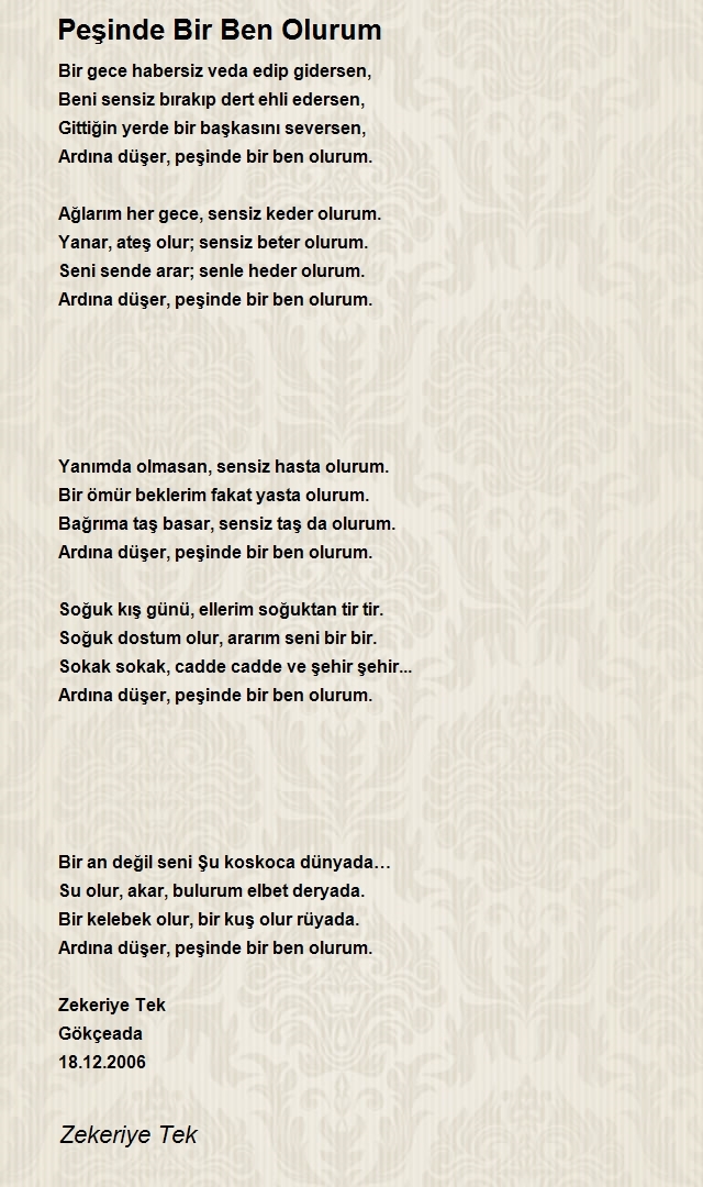 Zekeriye Tek