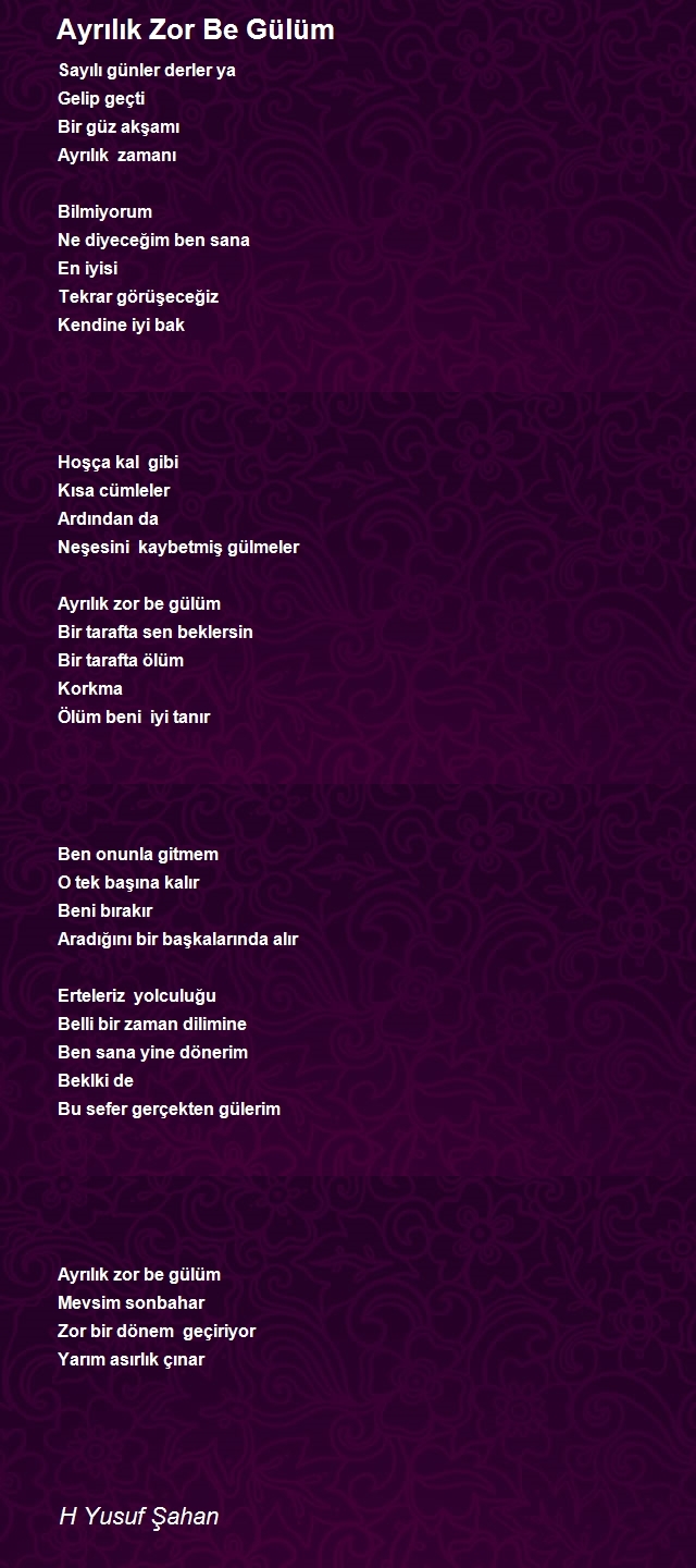 H Yusuf Şahan