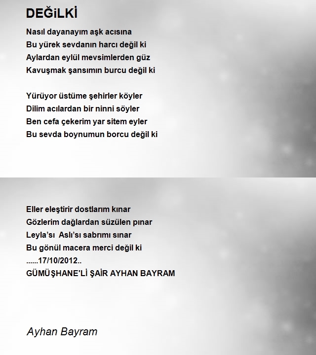 Ayhan Bayram