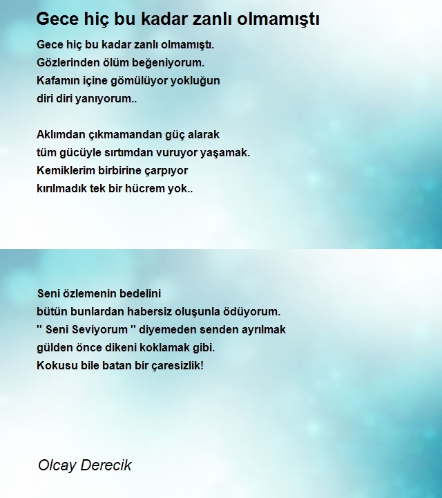 Olcay Derecik