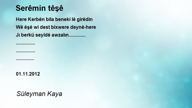Süleyman Kaya