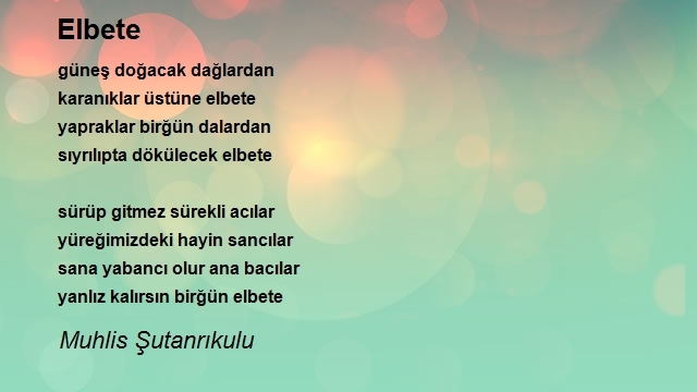 Muhlis Şutanrıkulu