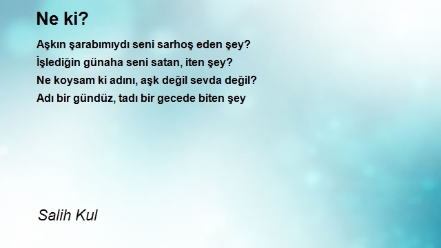 Salih Kul