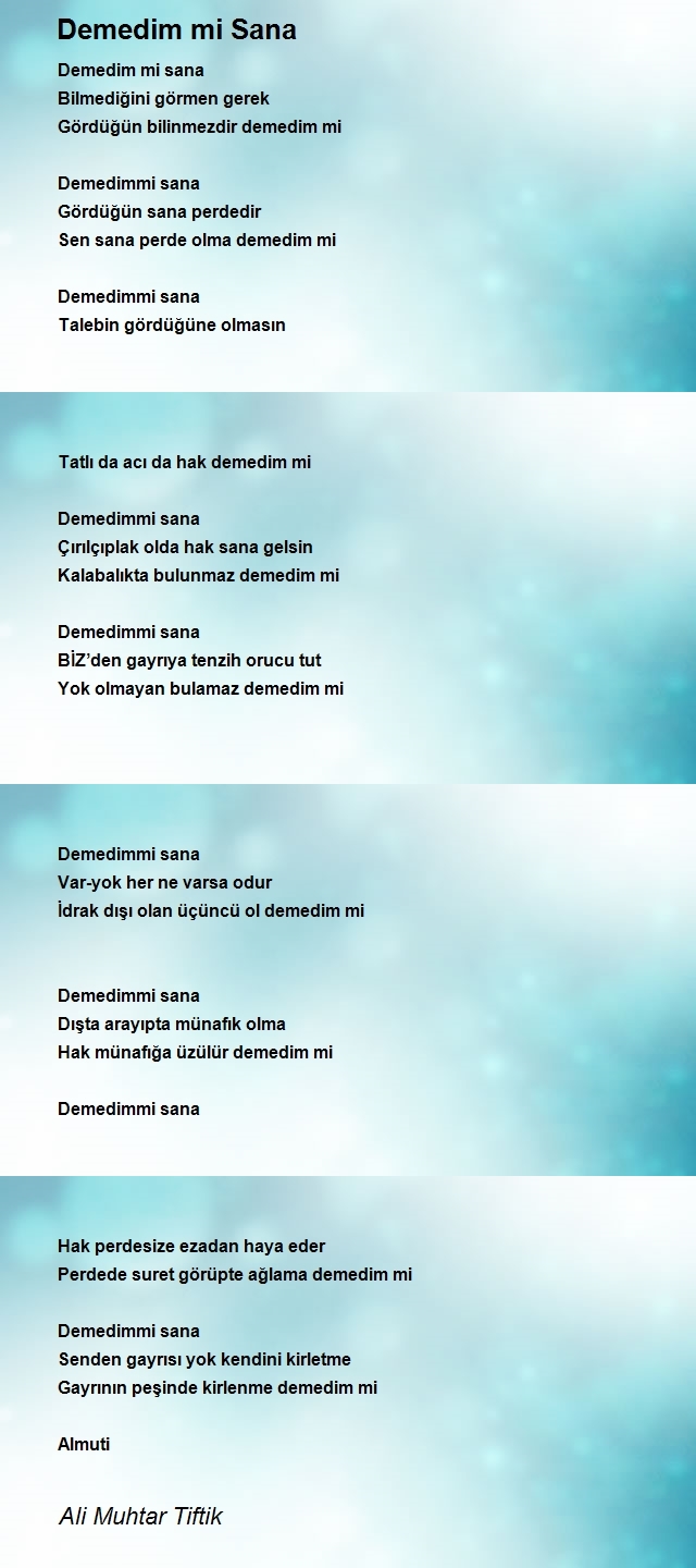 Ali Muhtar Tiftik