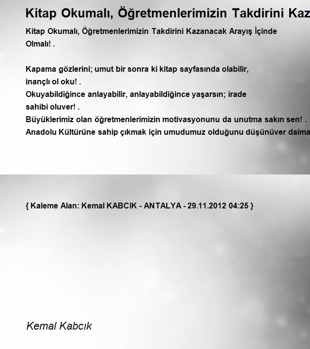 Kemal Kabcık