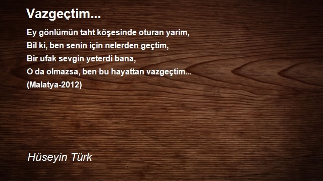 Hüseyin Türk