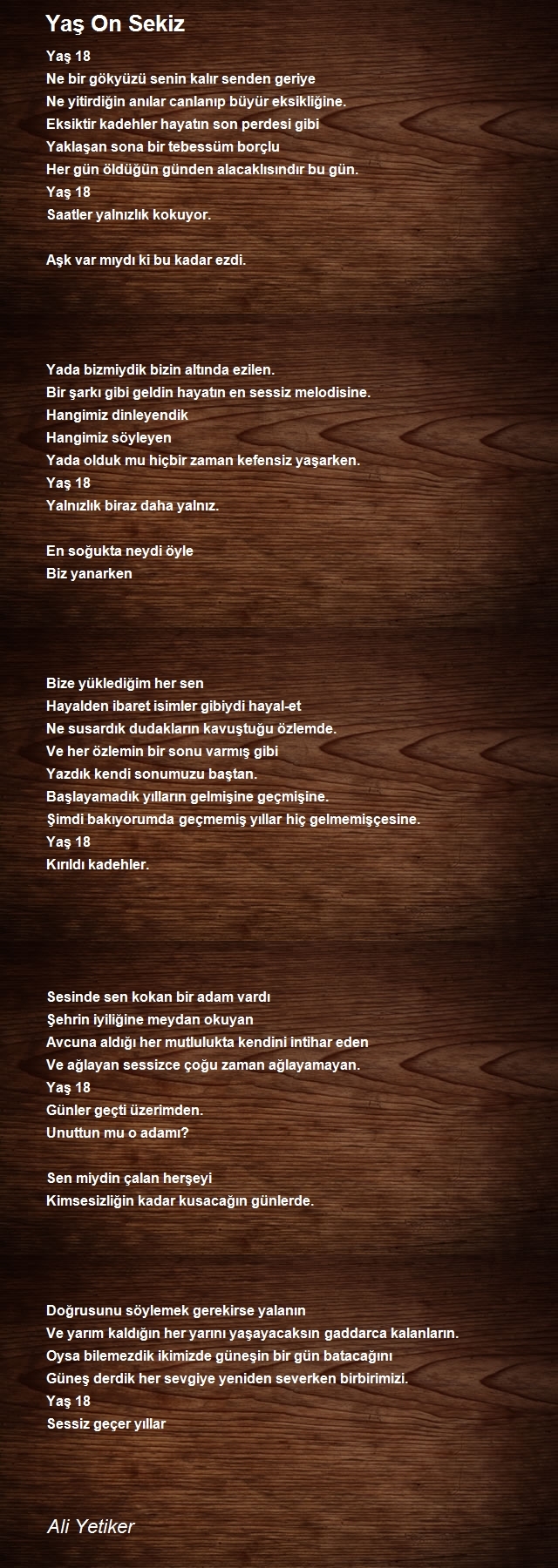 Ali Yetiker