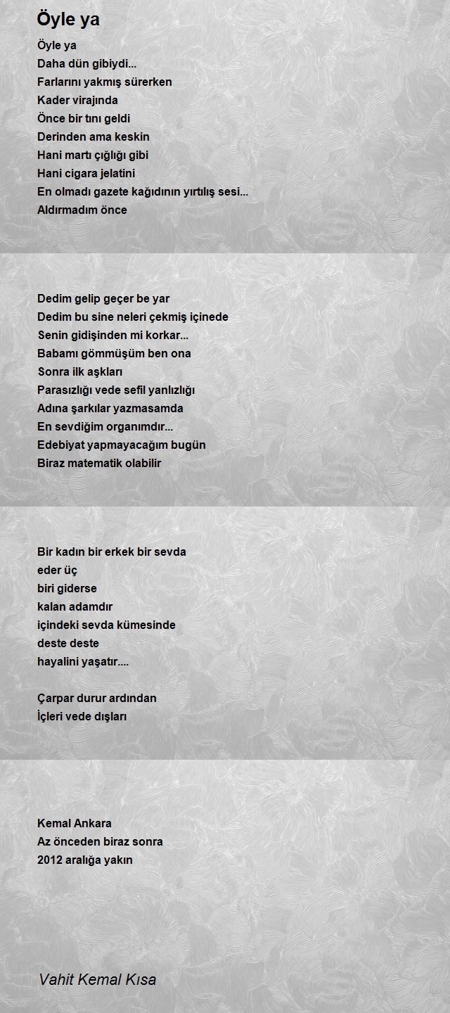Vahit Kemal Kısa