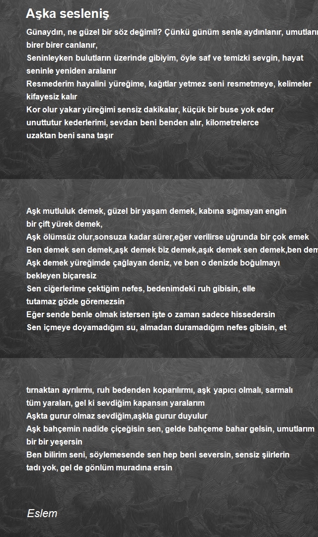 Eslem