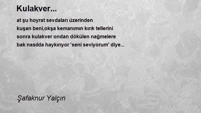 Şafaknur Yalçın