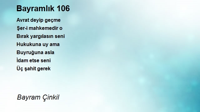 Bayram Çinkil