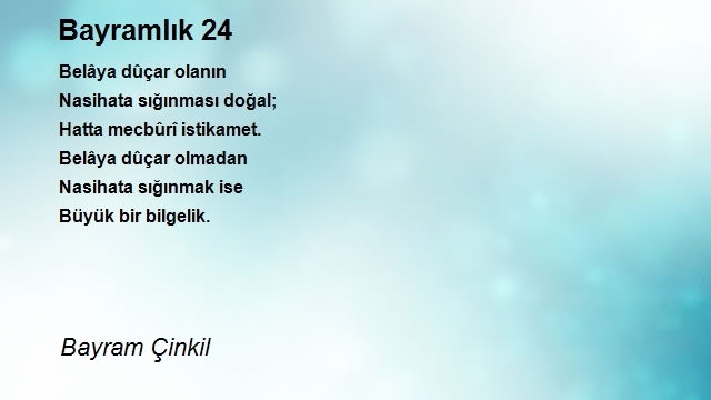Bayram Çinkil