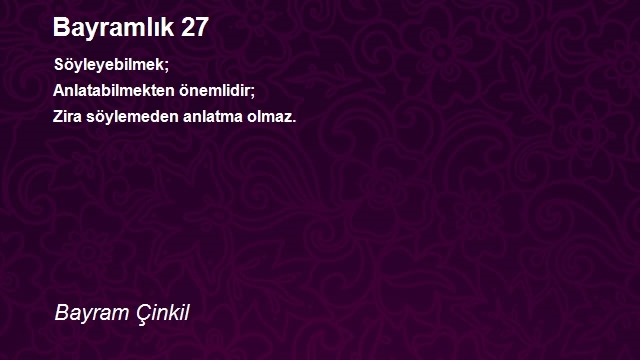 Bayram Çinkil