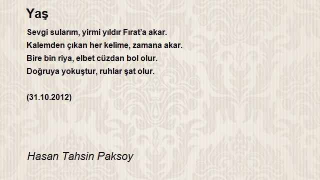 Hasan Tahsin Paksoy