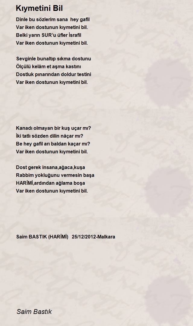 Saim Bastık