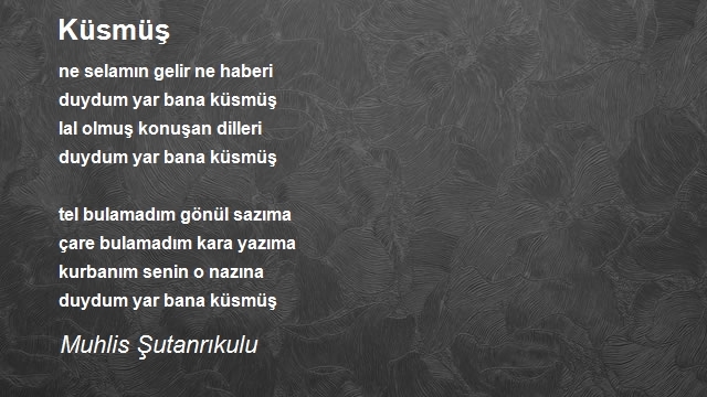 Muhlis Şutanrıkulu