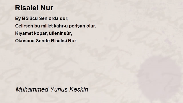 Muhammed Yunus Keskin