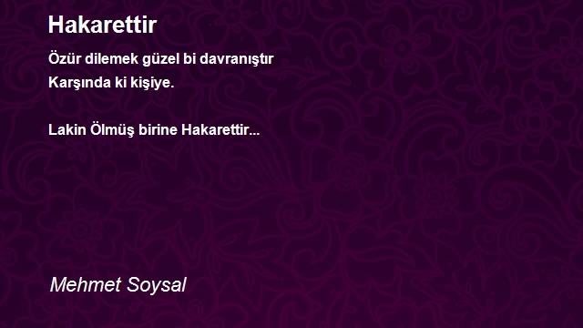 Mehmet Soysal