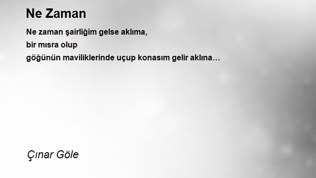 Çınar Göle