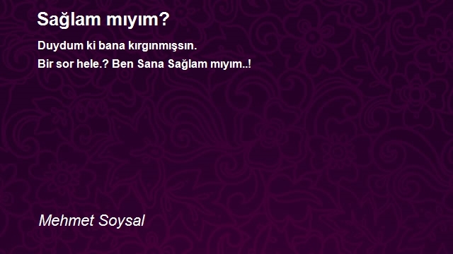 Mehmet Soysal