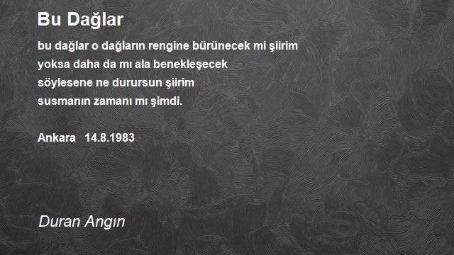 Duran Angın