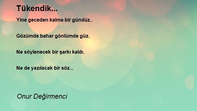 Onur Değirmenci