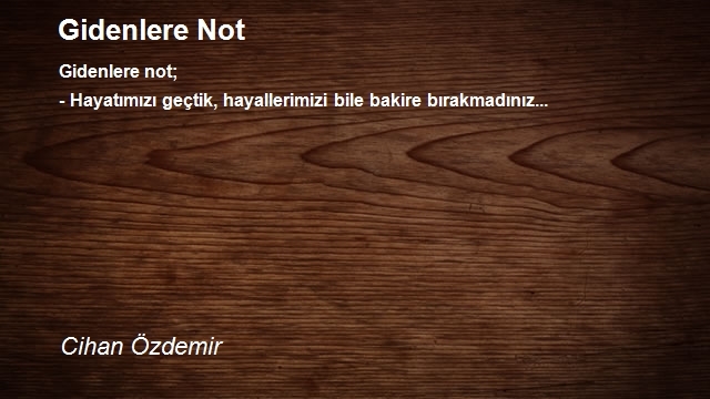 Cihan Özdemir