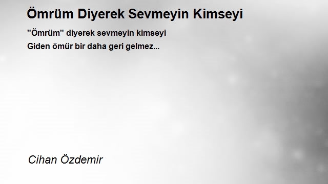 Cihan Özdemir