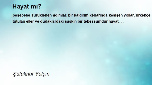 Şafaknur Yalçın