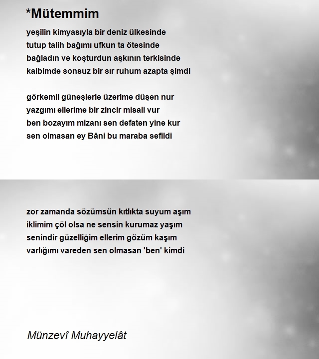 Münzevî Muhayyelât