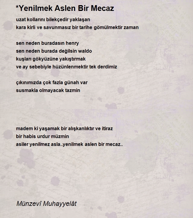 Münzevî Muhayyelât