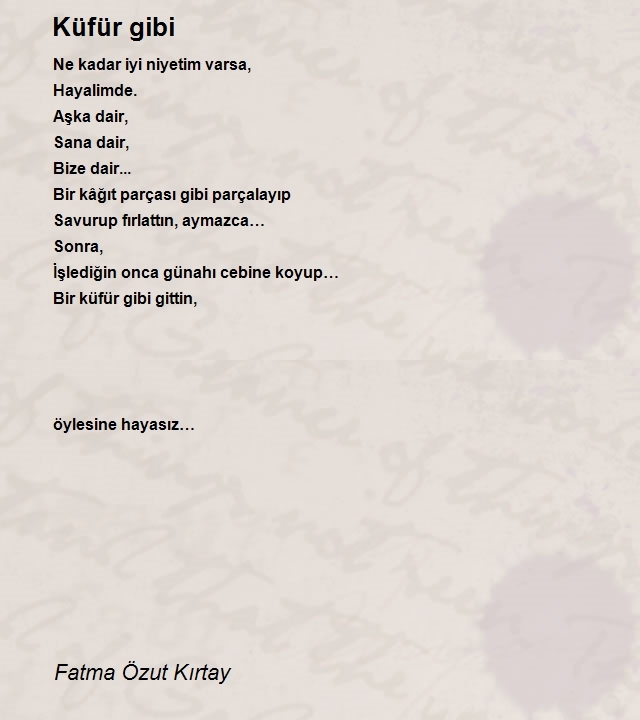 Fatma Özut Kırtay