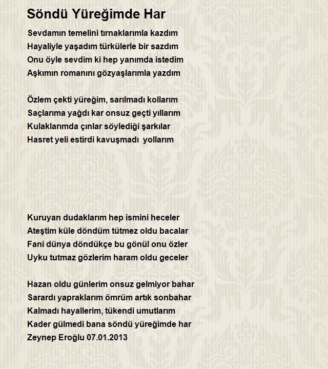 Zeynep Eroğlu