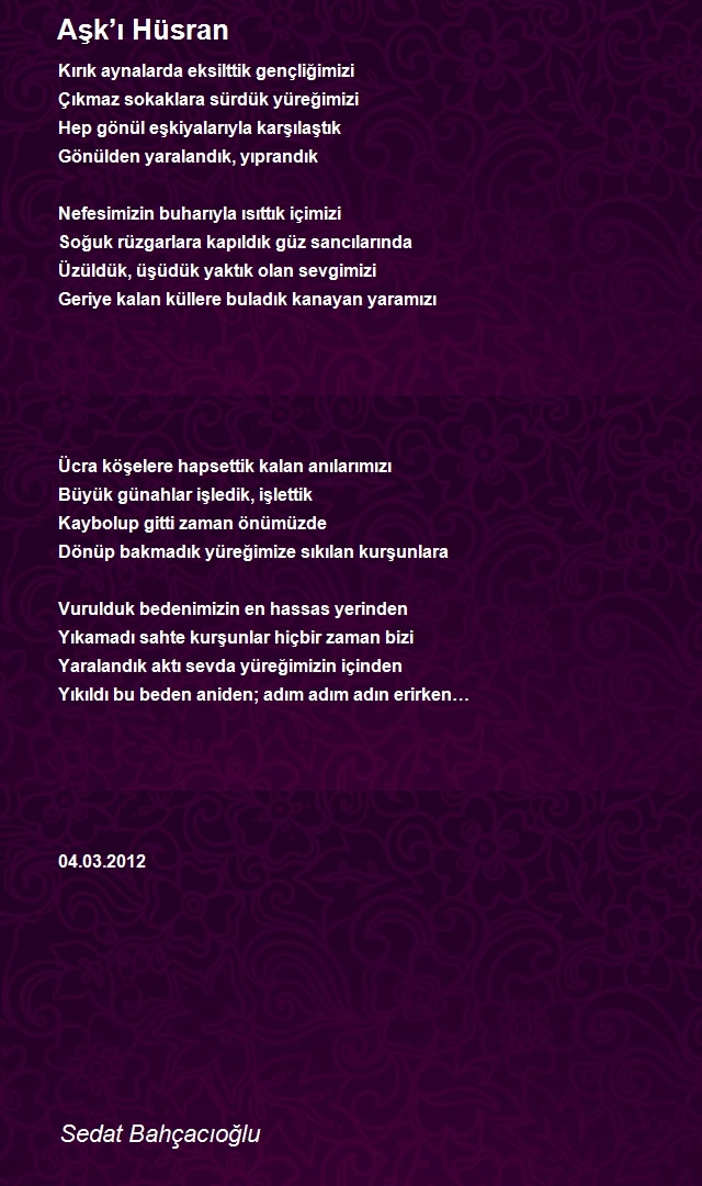 Sedat Bahçacıoğlu
