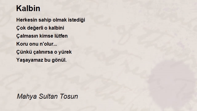 Mahya Sultan Tosun