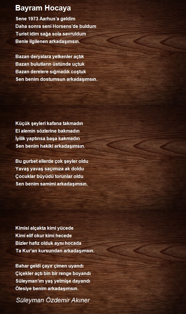Süleyman Özdemir Akıner