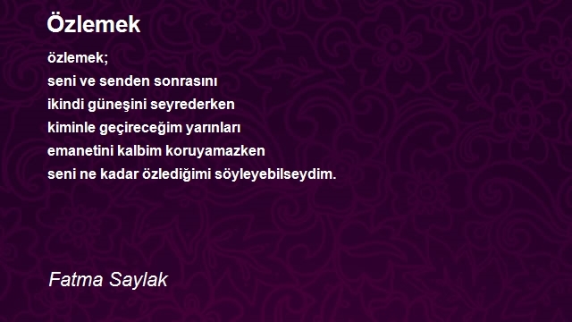 Fatma Saylak