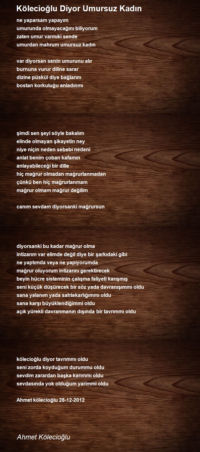 Ahmet Kölecioğlu