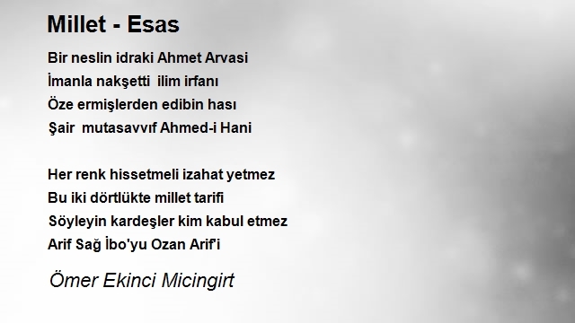 Ömer Ekinci Micingirt
