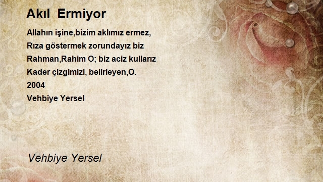 Vehbiye Yersel